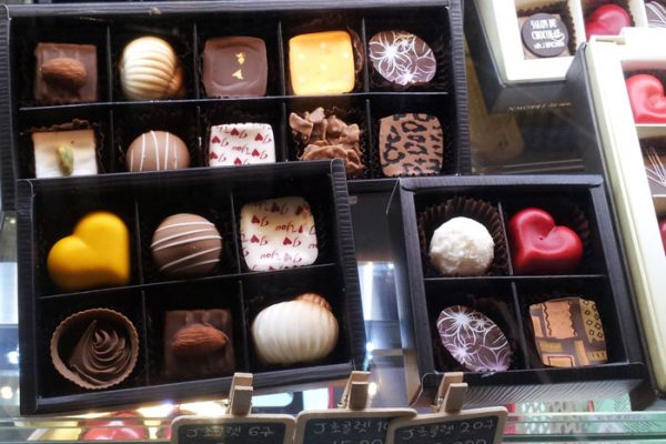 assorted boxed truffles