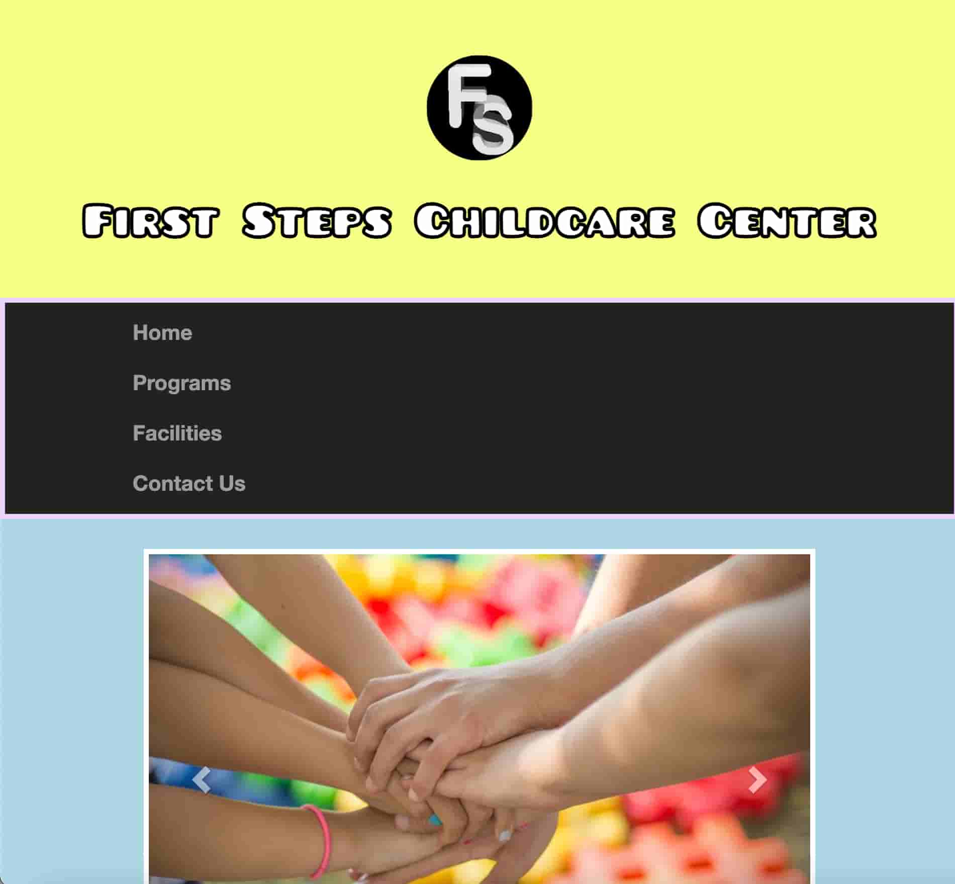 First Steps Child Care Website
