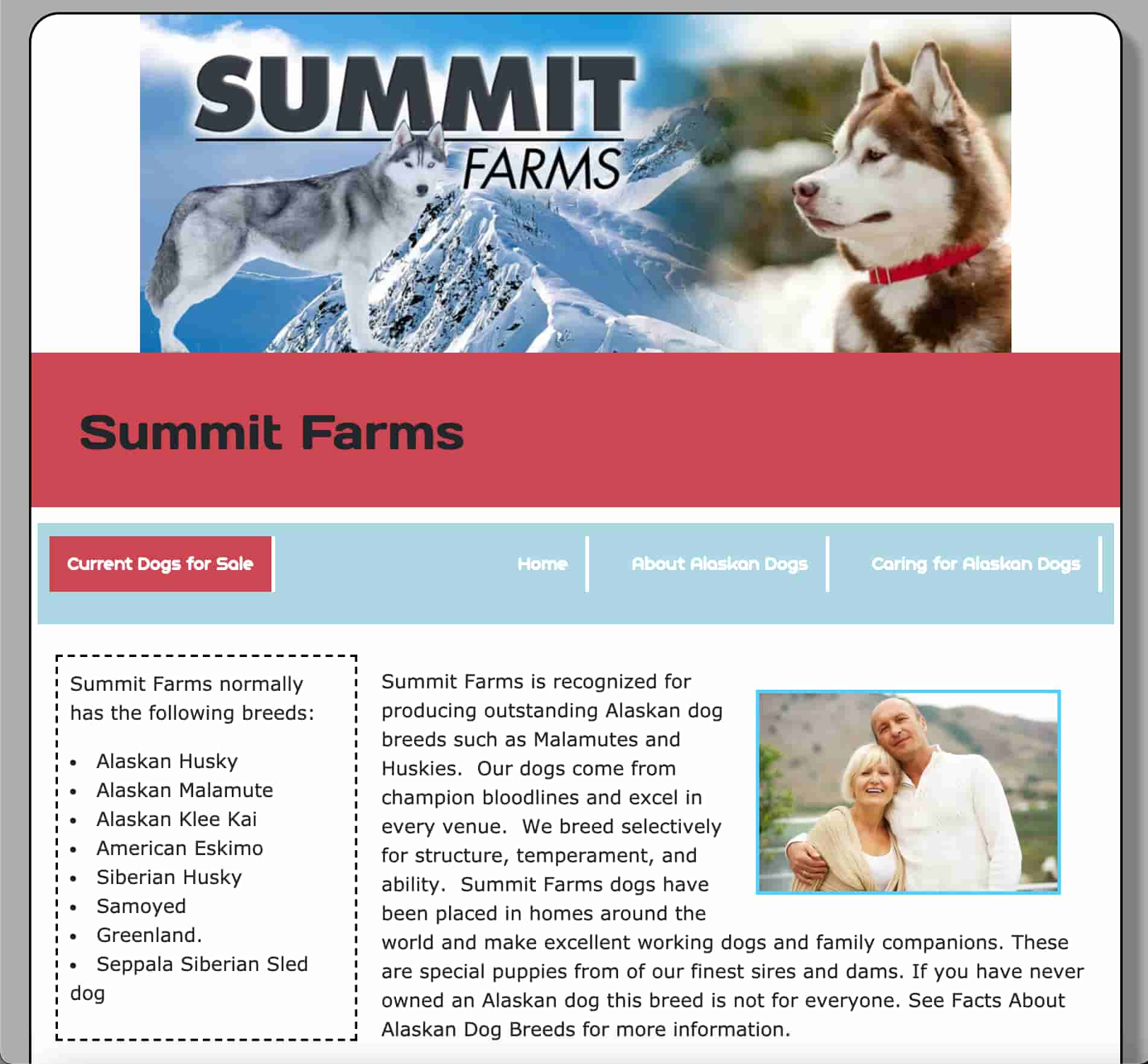 Summit Farms Website